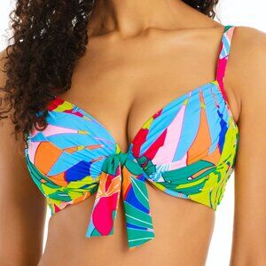 Bleu Rod Beattie Life Of The Party Underwire Bikini Top Size 34D